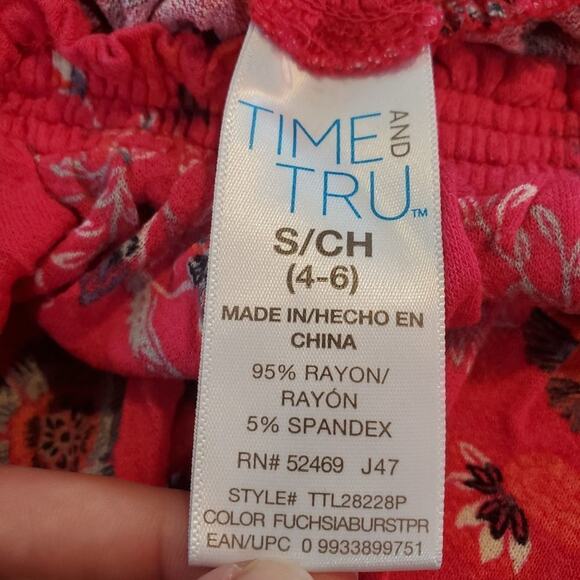 Time and tru small womens floral blouse - Picture 6 of 7